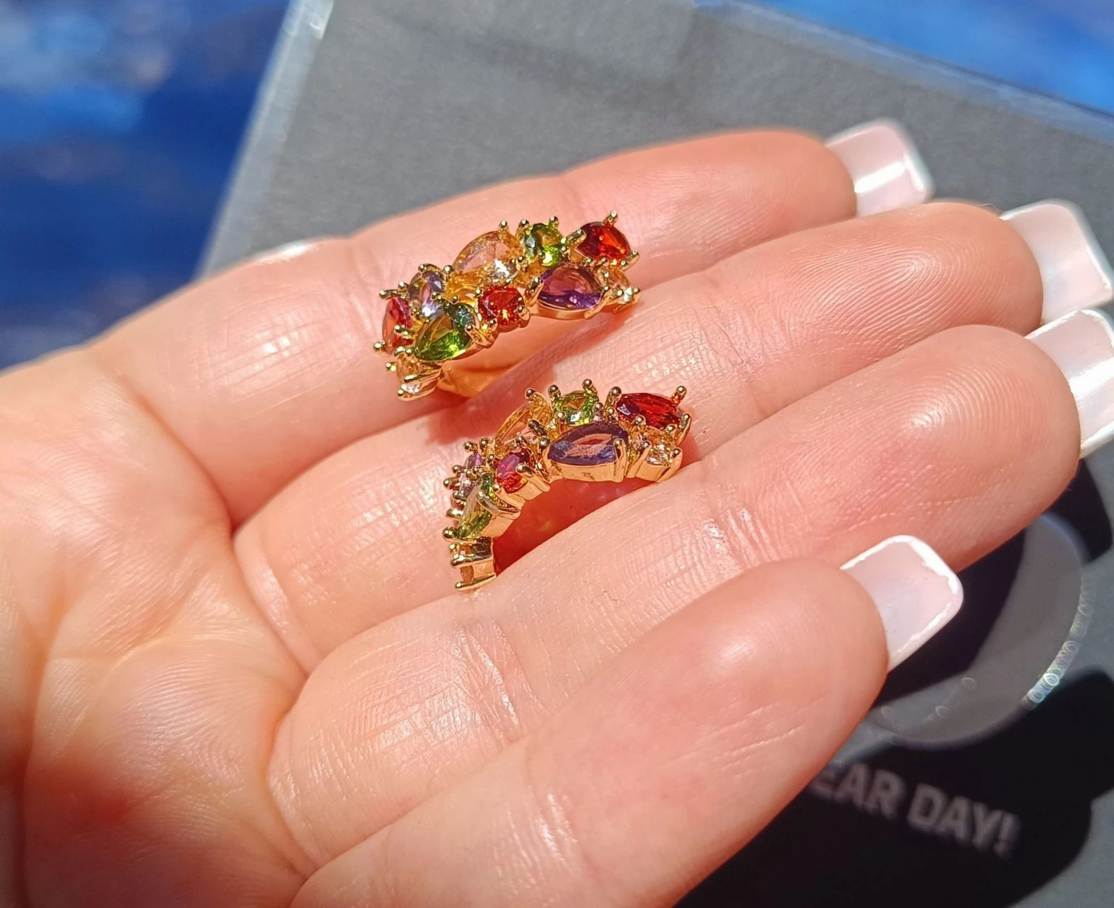 Boucles d'oreilles bain or 18k – photo 3